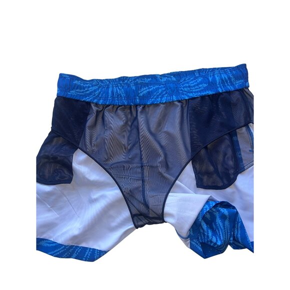 Speedo Mens Eco 4-Way Comfort Stretch Swim Trunks Blue Size 2XL UPF 50+ Sun Safe - Picture 7 of 10